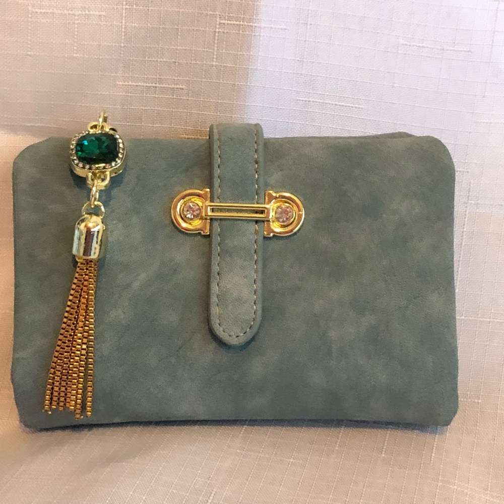 Jeweled Accent Mini Wallet